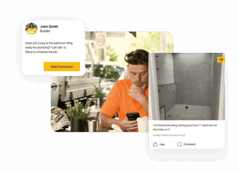 Use the Daily Log to share updates with your team